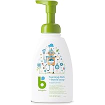 Amazon.com: Babyganics Foaming Dish Soap, Pump Bottle